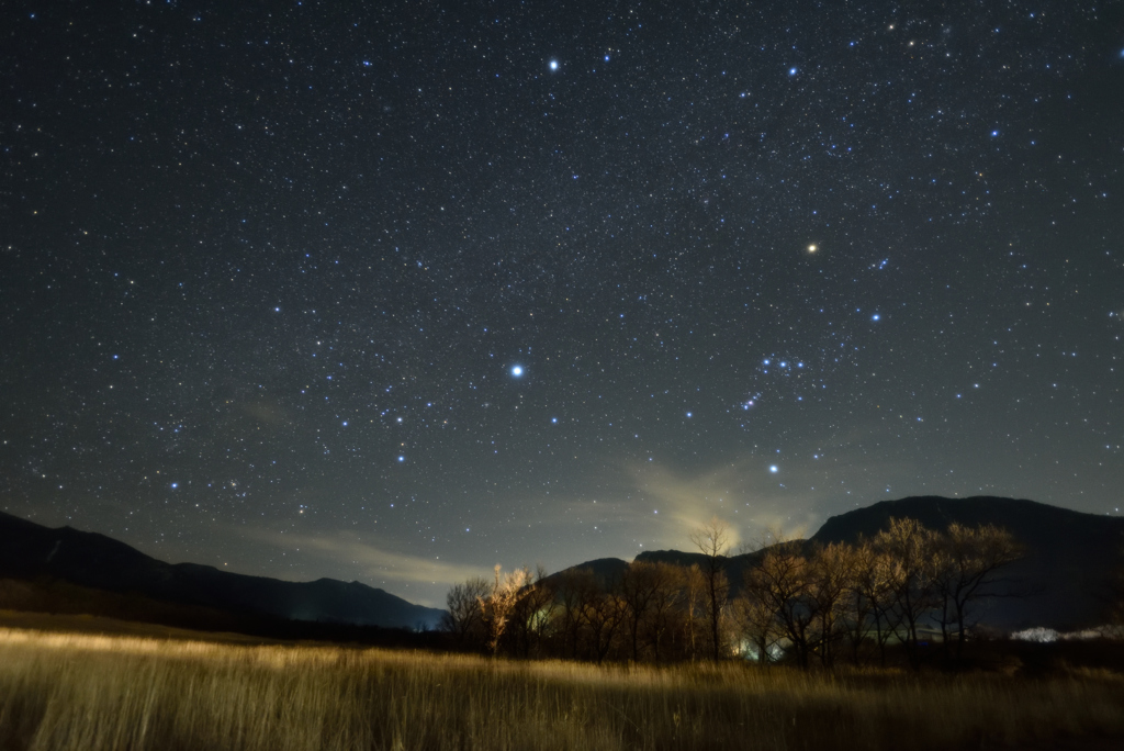 タデ原湿原の星空