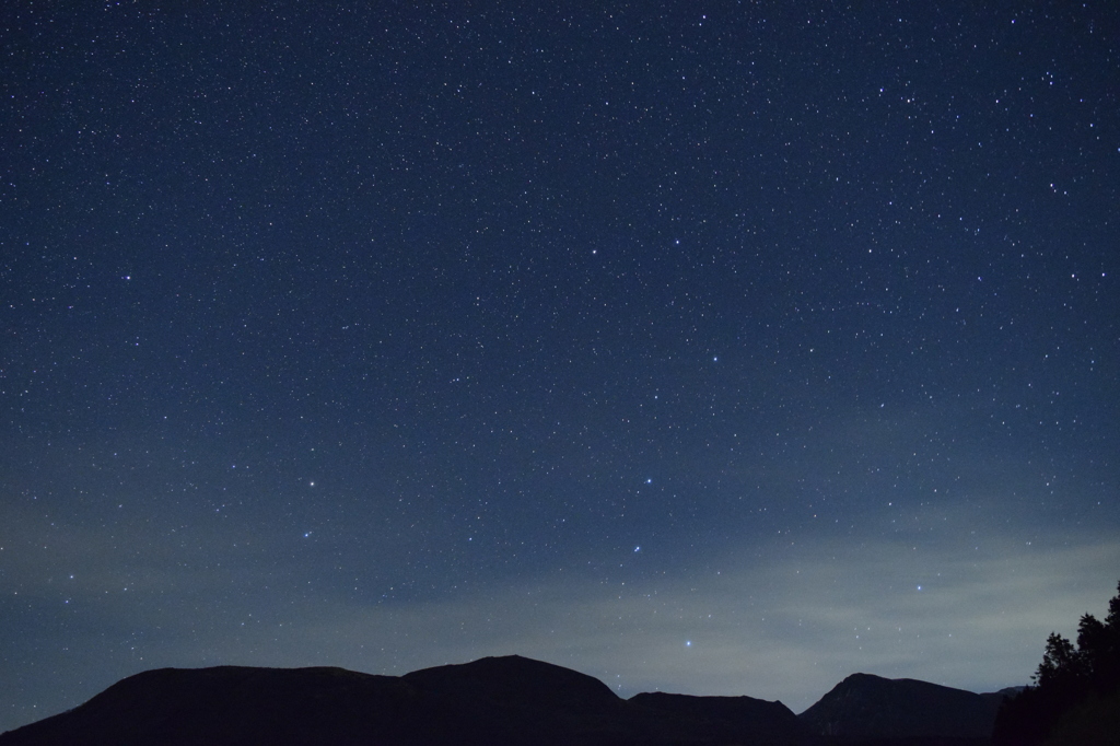 久住高原の北斗七星