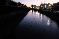 栃木市夕景