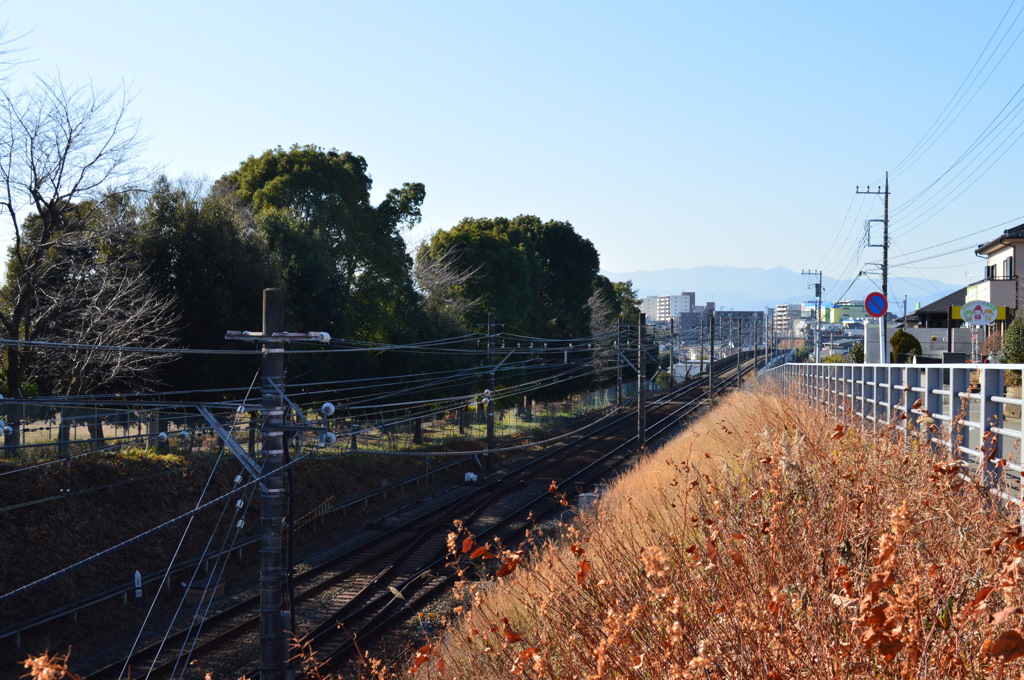 線路沿い