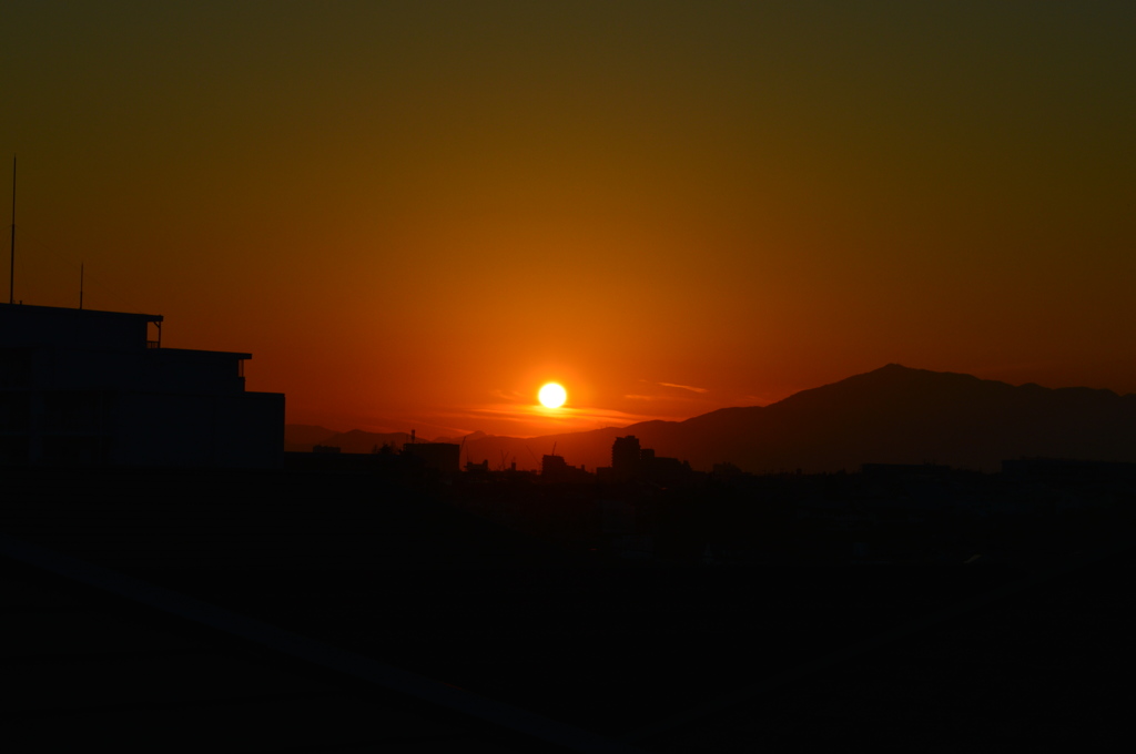 夕暮れ