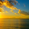 夕日