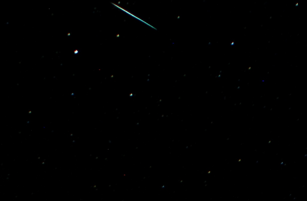九十九里浜からのふたご座流星群（１）