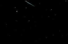 九十九里浜からのふたご座流星群（１）