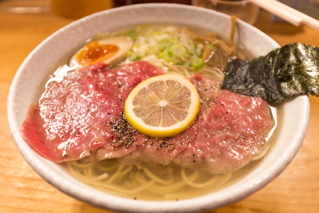 A5飛騨牛とび肉塩そば