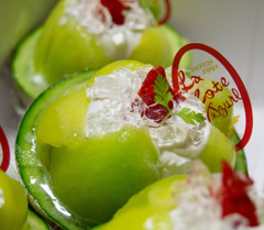 メロンのケーキ