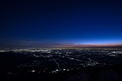 筑波山　夜の始まり