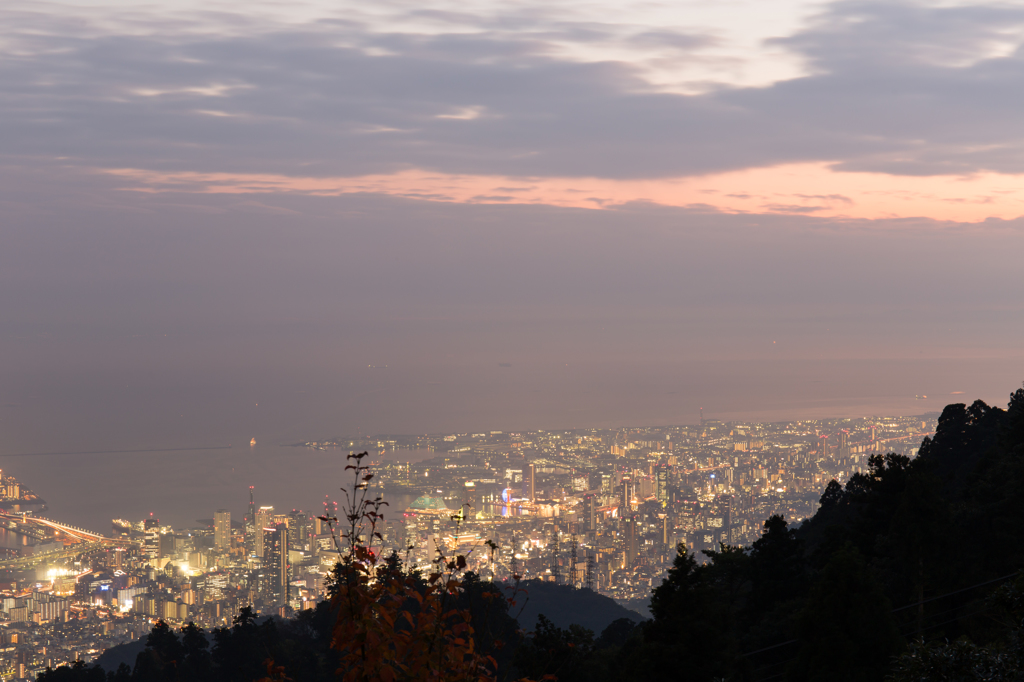 神戸の夕暮れ