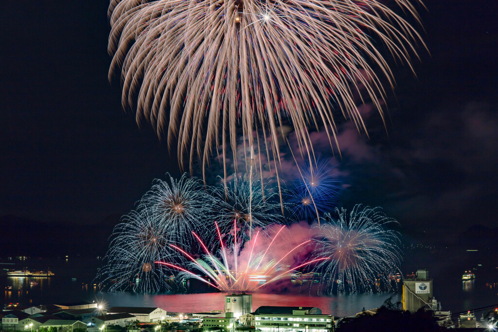 三原やっさ花火フェスタ2019-1