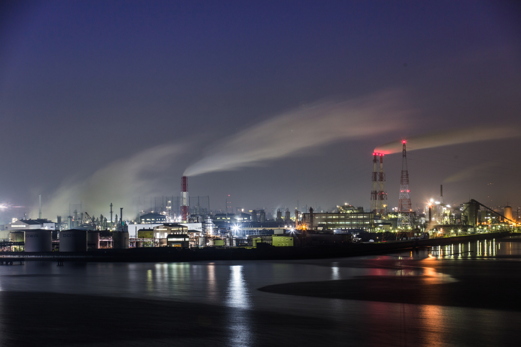 岡山の工場夜景-2
