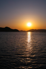 宇和島の夕陽