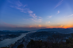 浄土寺からの夕陽