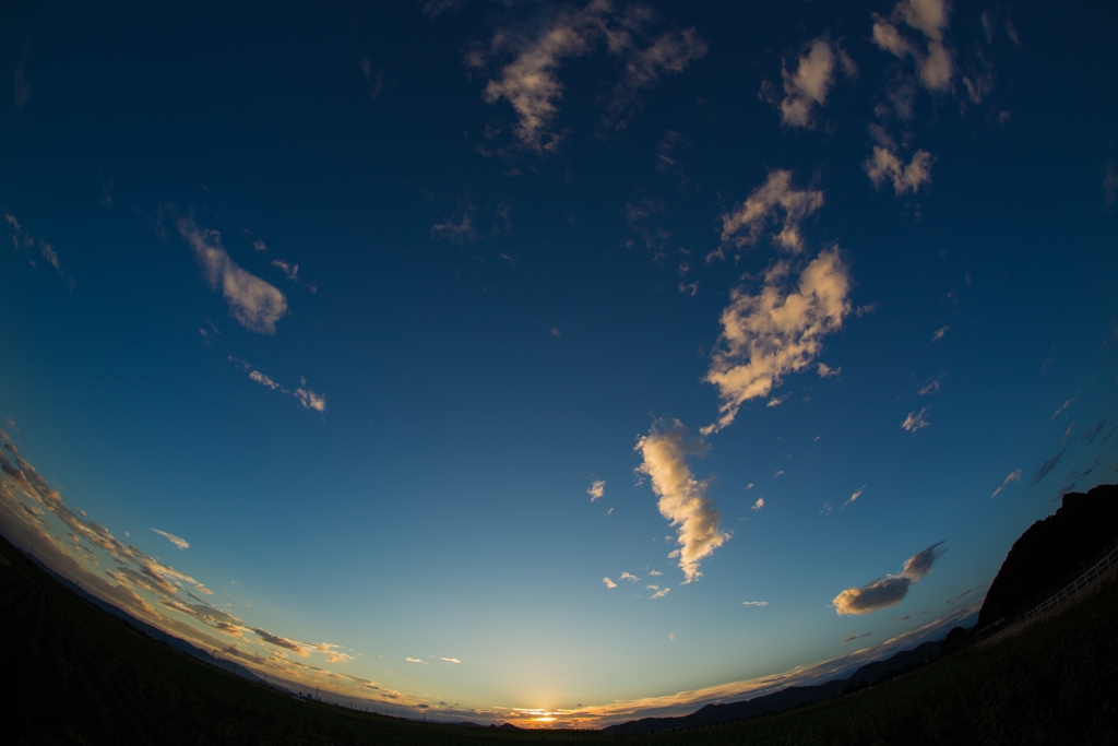 夕暮れ時。。。。