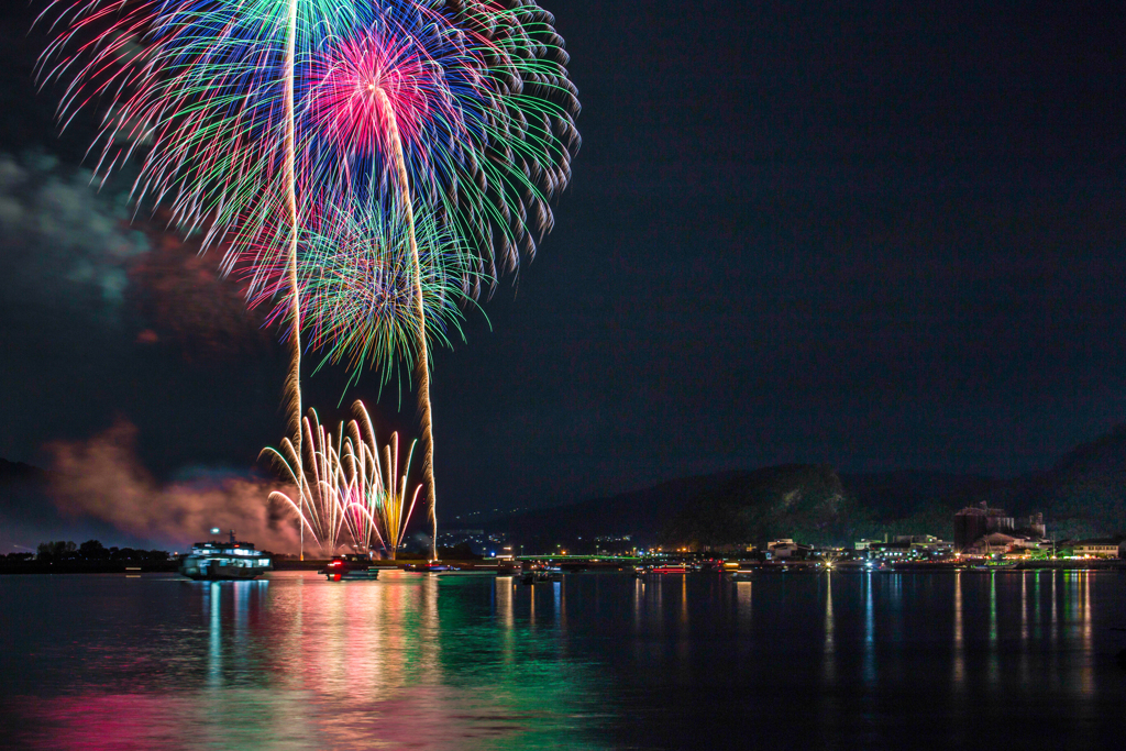 笠岡花火大会。。。1