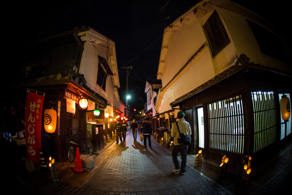 町並み竹灯り～たけはら憧憬の路～③