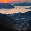 夕日