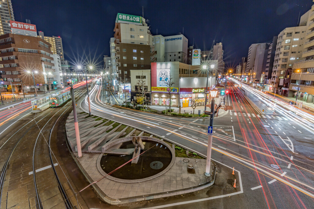 交差する