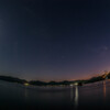 因島大橋とお月さま