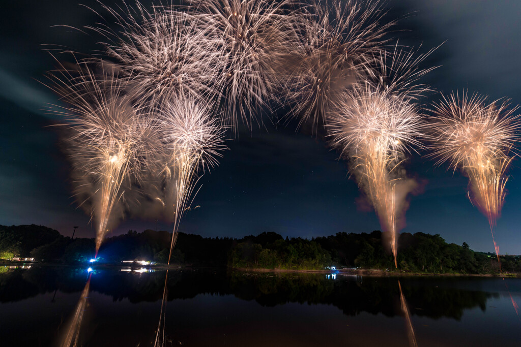 庄原夏祭り花火大会-3