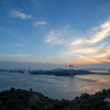 瀬戸大橋の夕暮れ