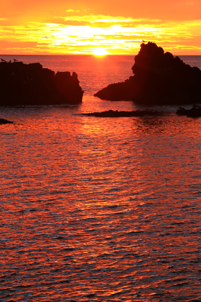 丹後松島の夕日02