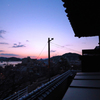浄上寺からの夕日