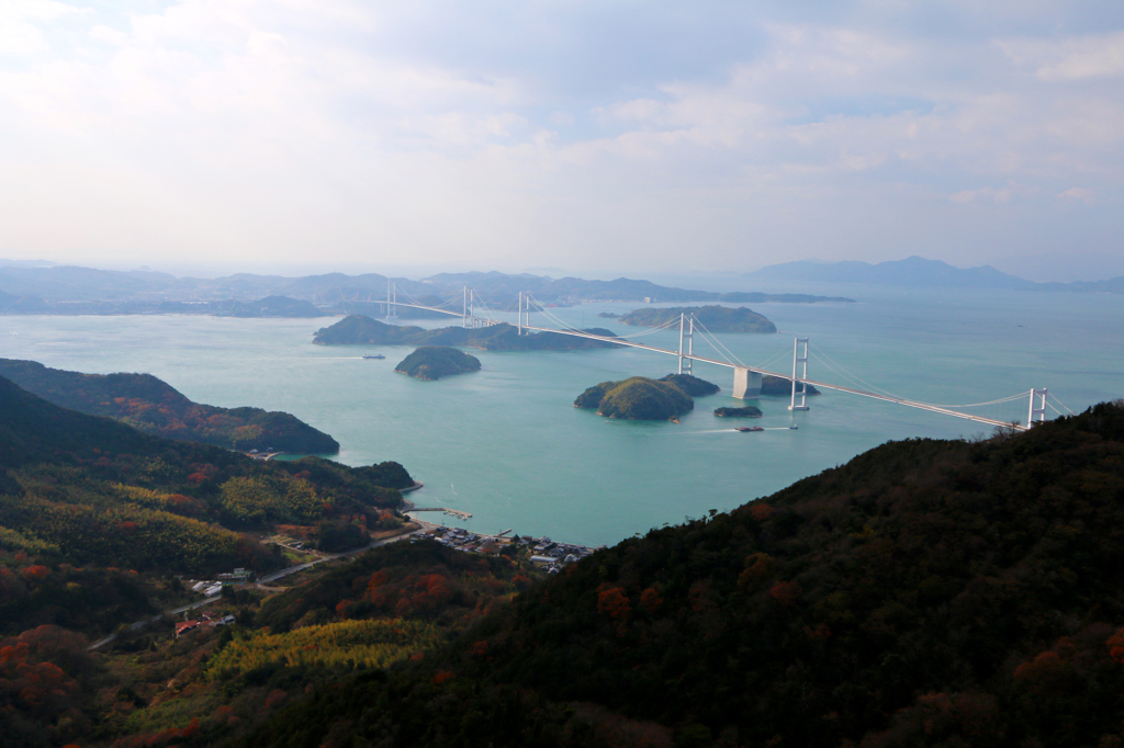 来島海峡大橋 - 亀老山より