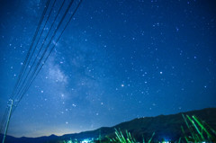 田舎で見た夜空
