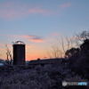 An Abandoned Silo in the Morning Glow