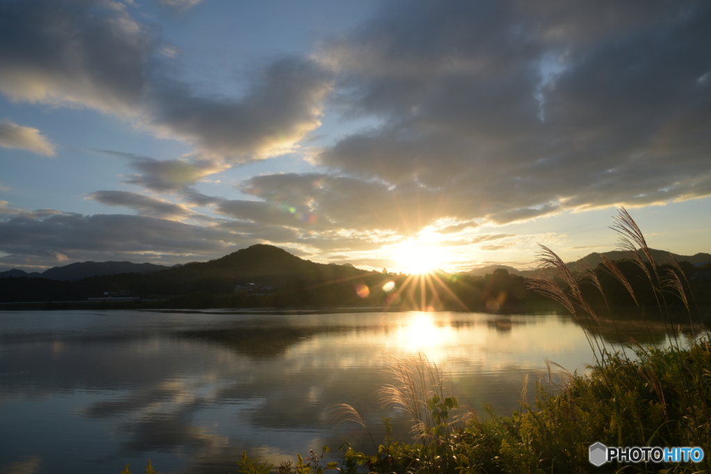 Sunrise at the Lake Senjoji