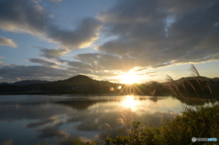 Sunrise at the Lake Senjoji