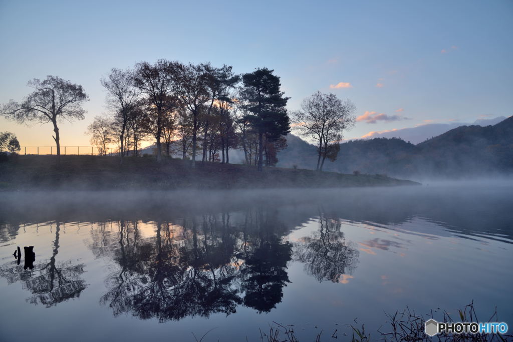 Morning View at a Lake, Again (#02)