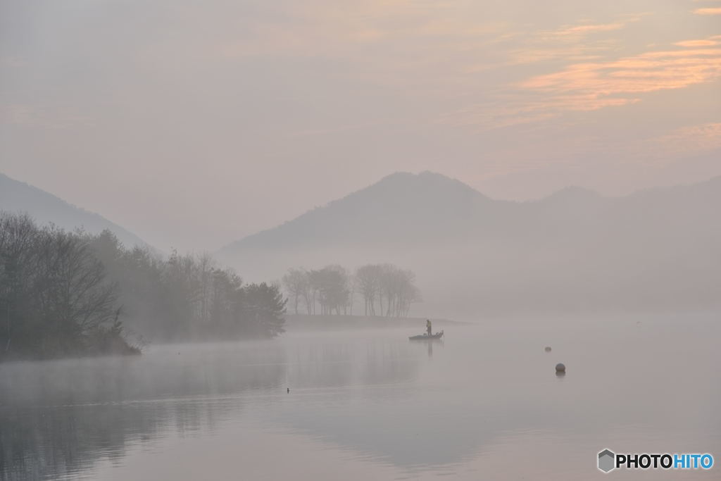an angler on his boat