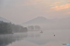 an angler on his boat