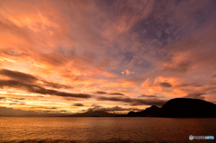 １駿河湾夕焼け