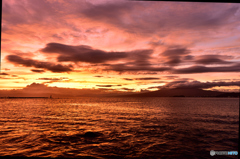 ３駿河湾夕焼け