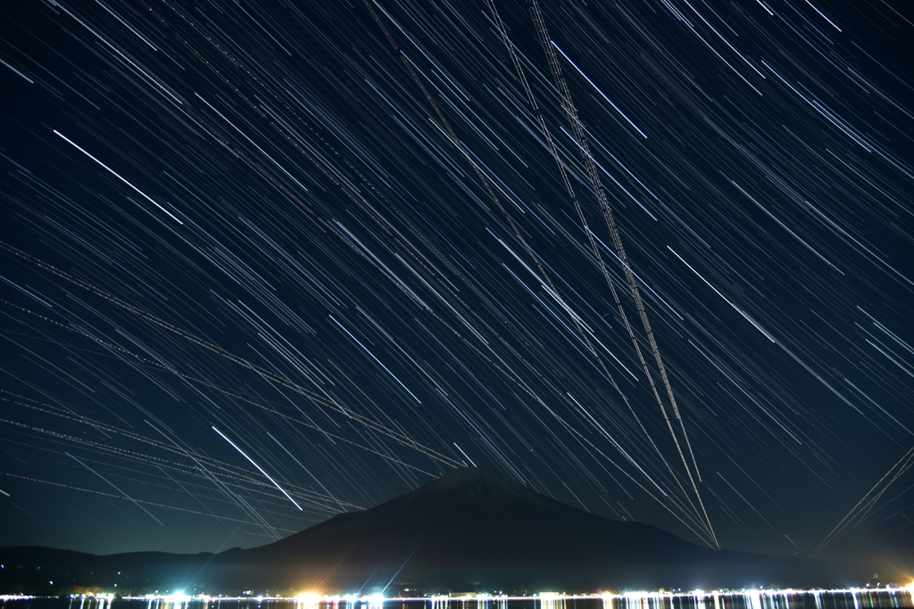 星たちと飛行機