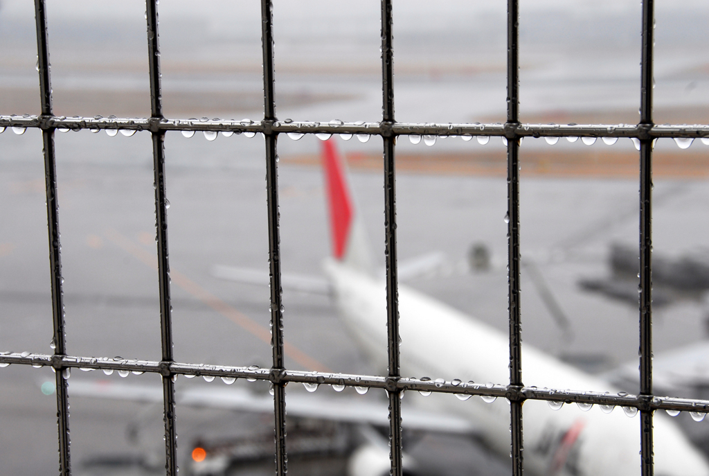 羽田空港は雨だった---①