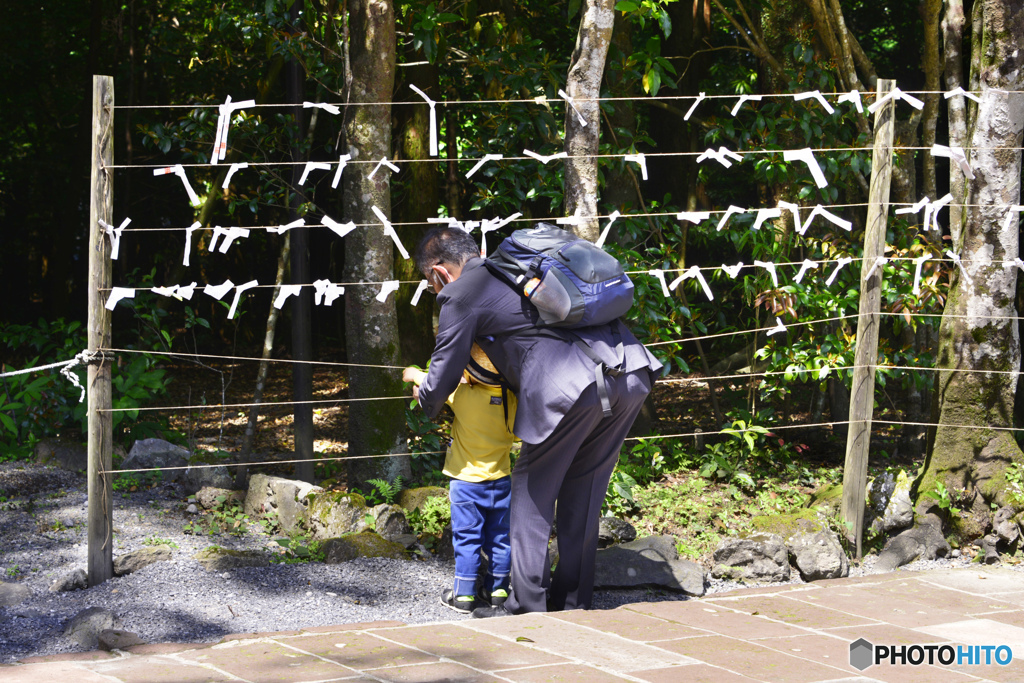 孫と一緒に