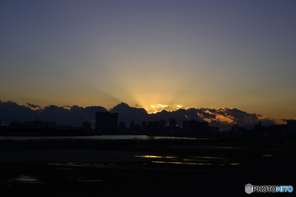 ある日の夕景---②