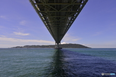 淡路島と明石海峡大橋