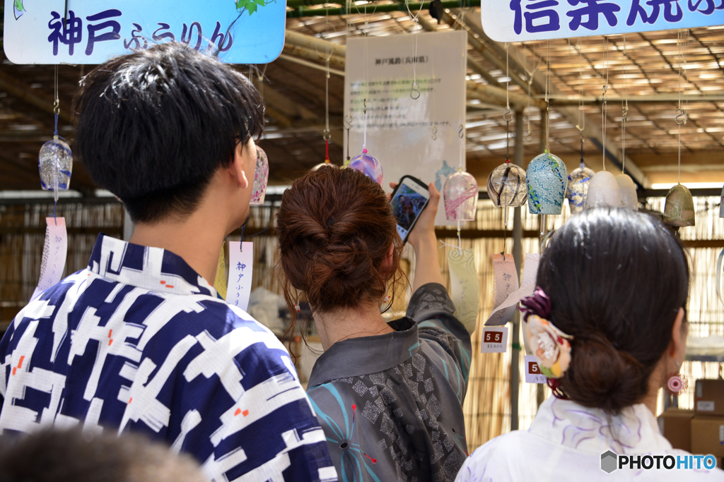 川崎大師・風鈴市---⑩