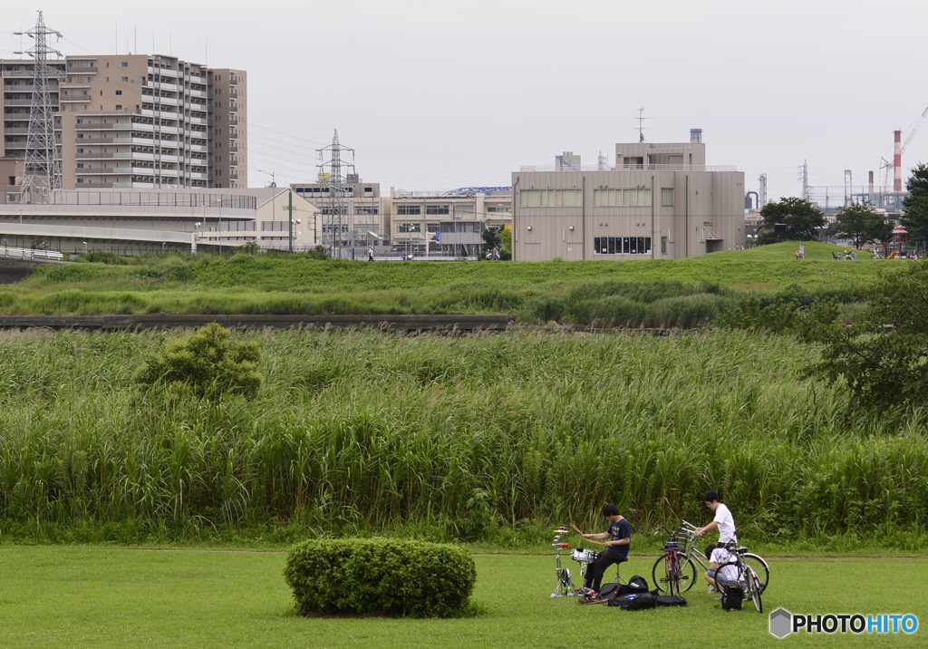 屋外スタジオ
