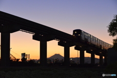 冬・空港・夕景----③