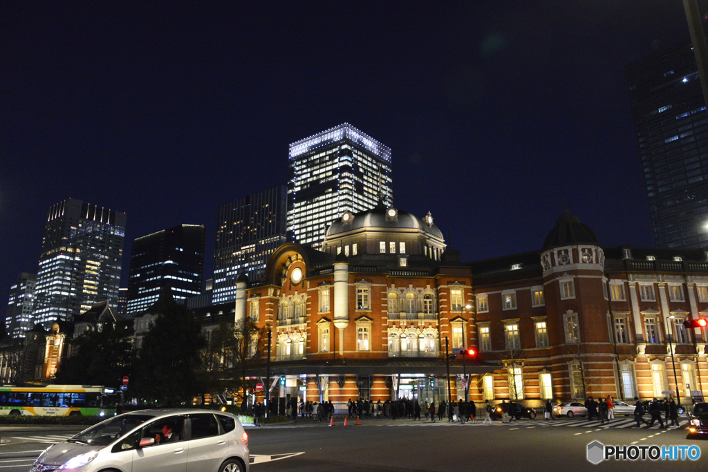 東京駅夕景