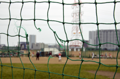 多摩川にて