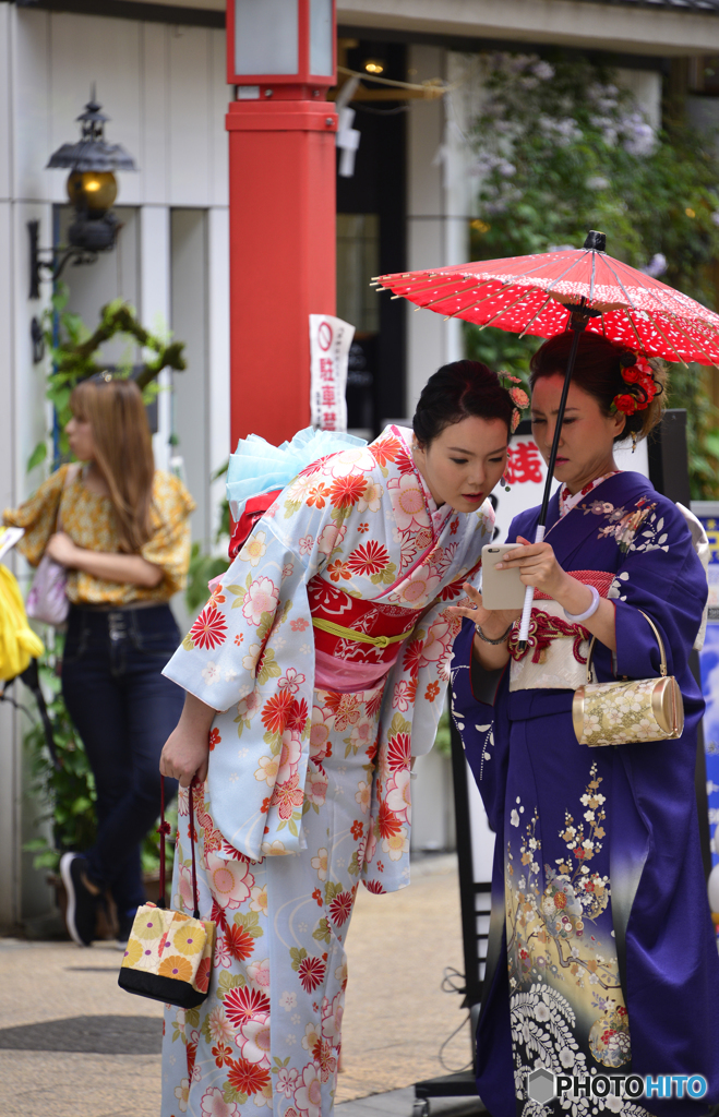 浅草でお見かけした女性---①