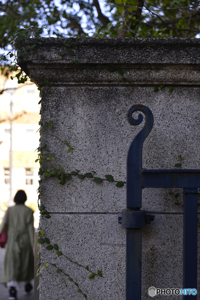 オシャレな門柱