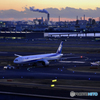 空港夕暮れ----⑩