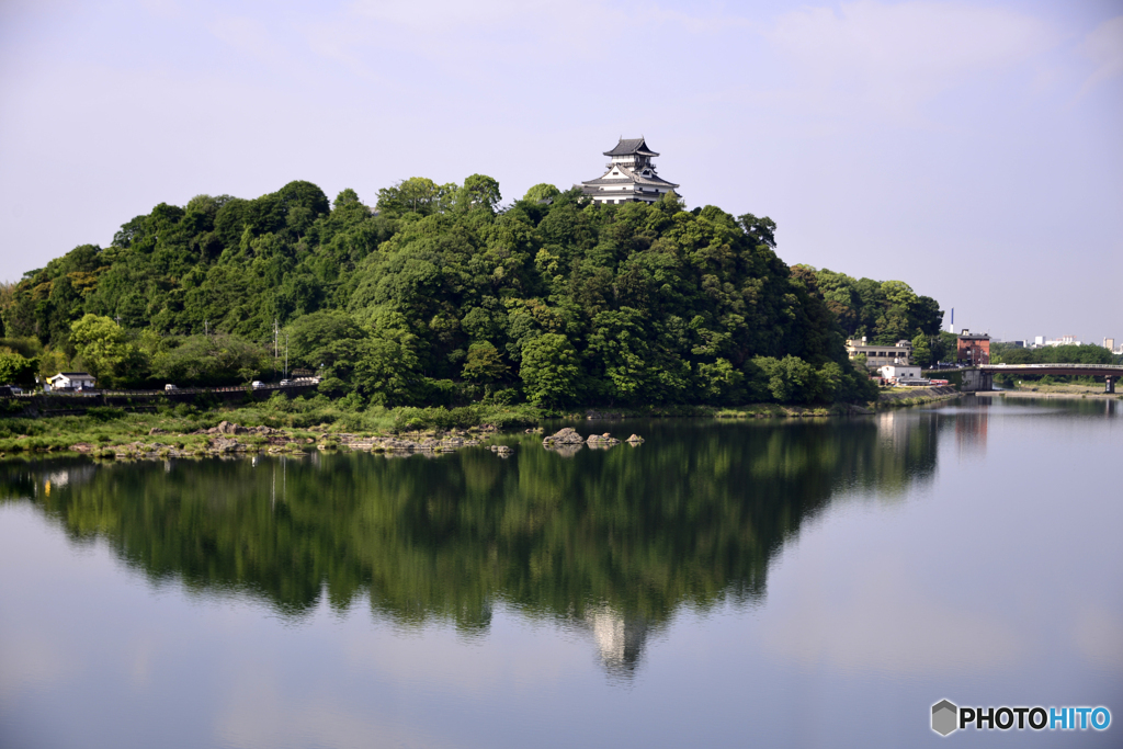 犬山城・朝